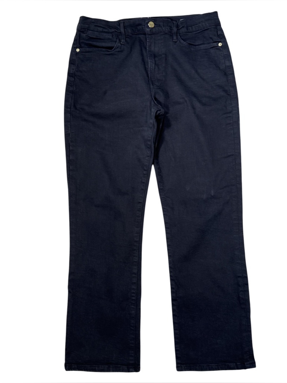 FRAME Le High Straight Black Jeans Size 30